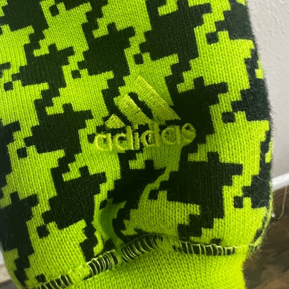 IVY PARK Neon Green and Black Houndstooth Hoodie - Picture 6 of 9